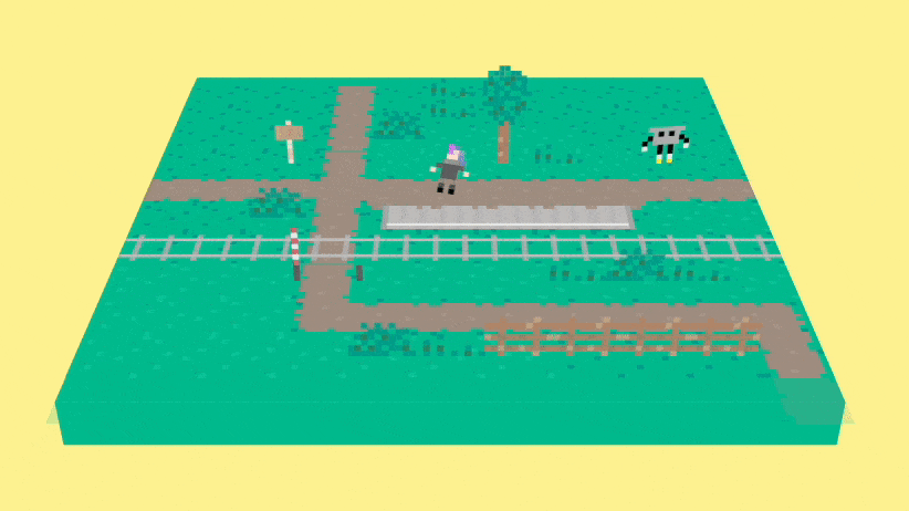 Gif showing game