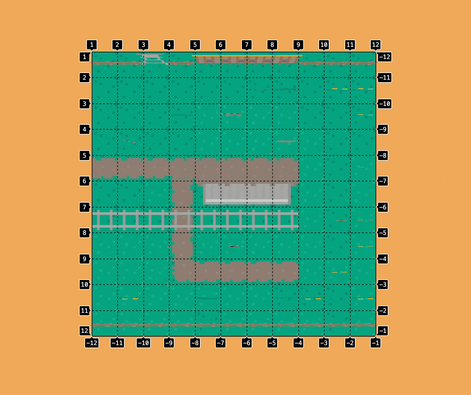 Gif showing the grid of tiles